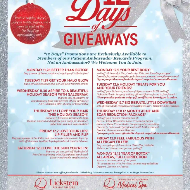 12 days of giveaways banner