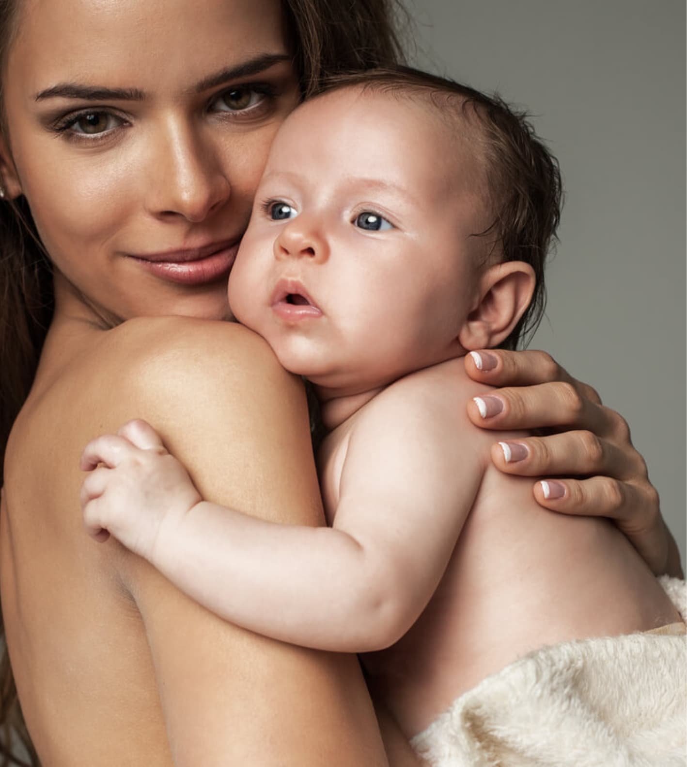 mom and baby