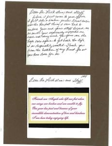 patient review card