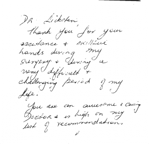 thank you card