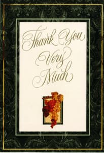 thank you card