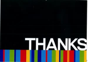 thank you card