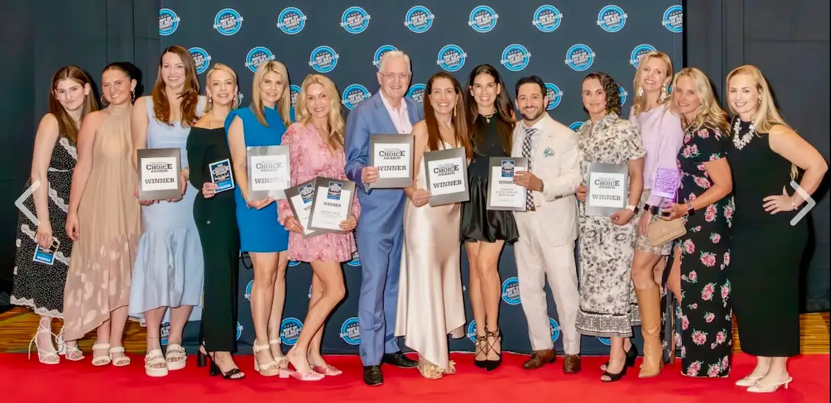 The Lickstein Plastic Surgery team at the Palm Beach Choice Awards